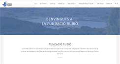 Desktop Screenshot of fundaciorubio.org