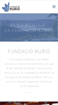Mobile Screenshot of fundaciorubio.org