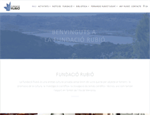 Tablet Screenshot of fundaciorubio.org